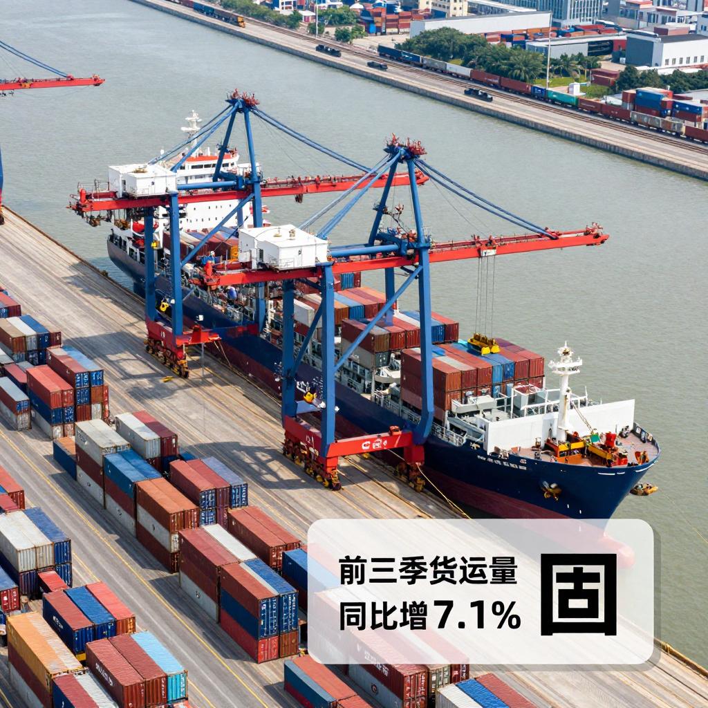 前三季度货运量同比增7.1% 固定资产投资增5.6%