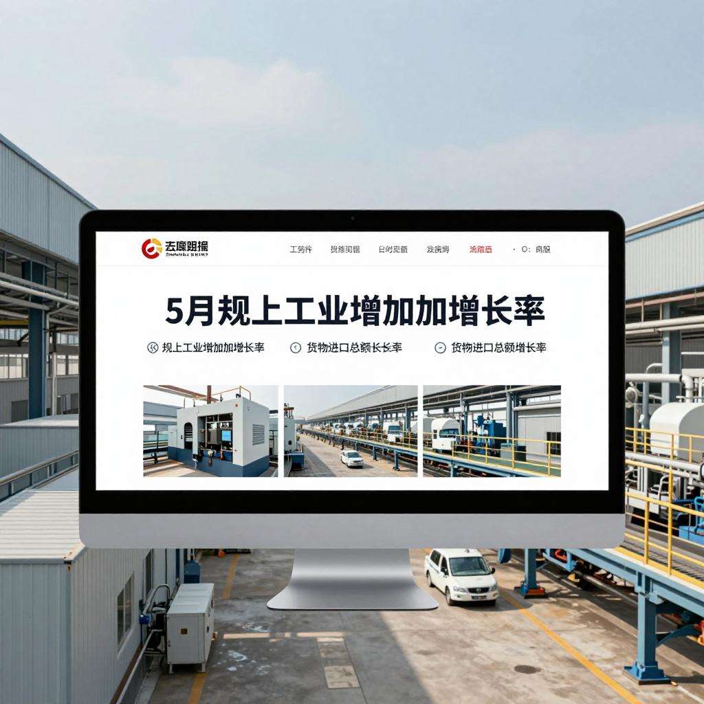 5月规上工业增加值增5.6% 货物进出口总额增8.6%