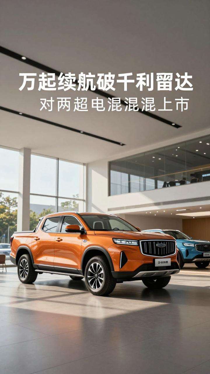 13.98万起续航破千 吉利雷达两款超级电混皮卡上市