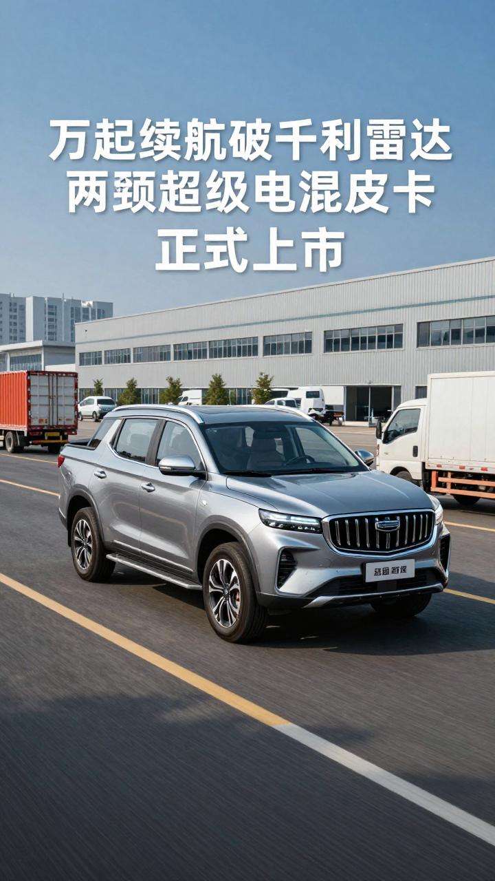 13.98万起续航破千 吉利雷达两款超级电混皮卡上市(图3)