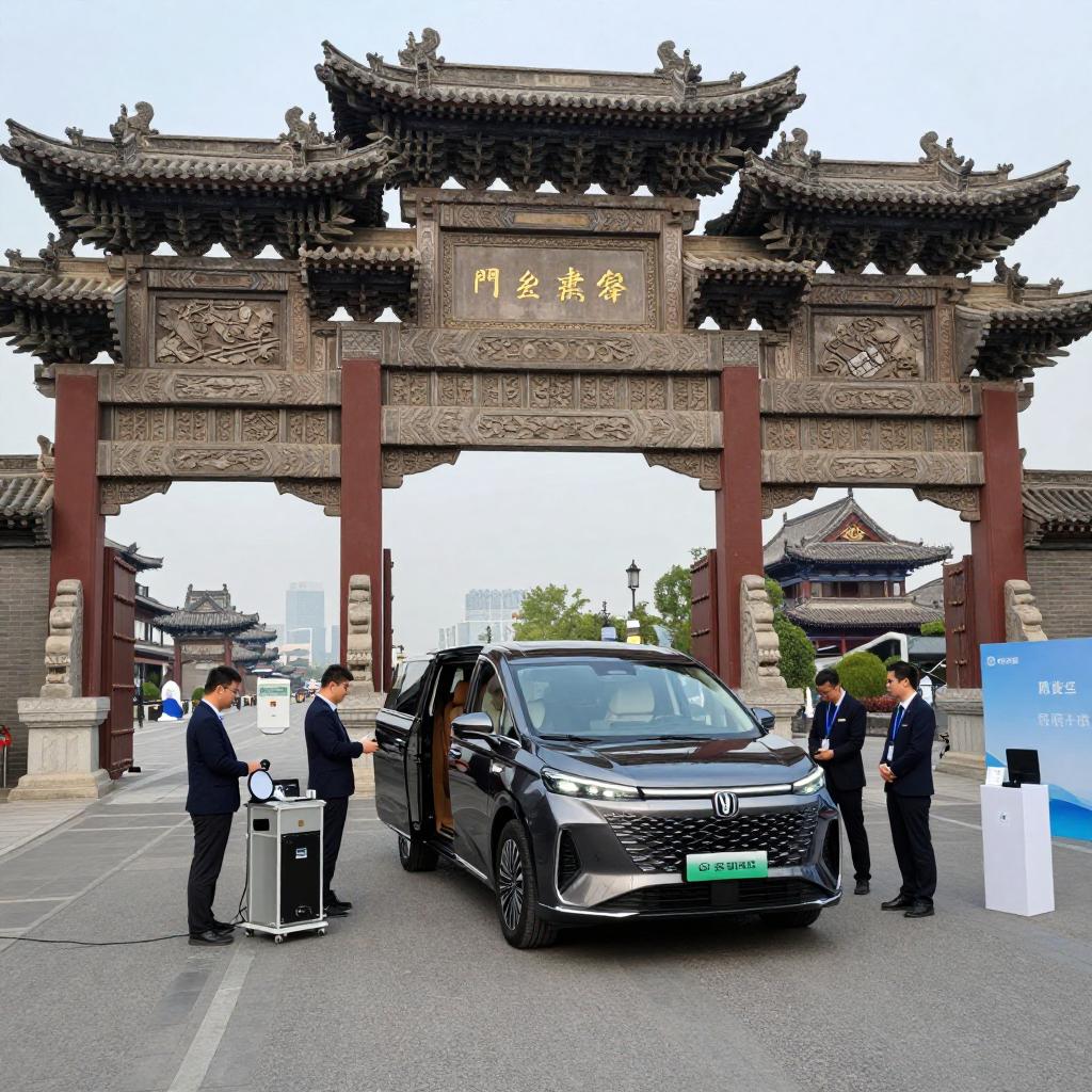 当古城门遇见未来座驾 长安凯程V919穿越时空之门 当古城门遇见未来座驾 长安凯程V919穿越时空之门(图1)