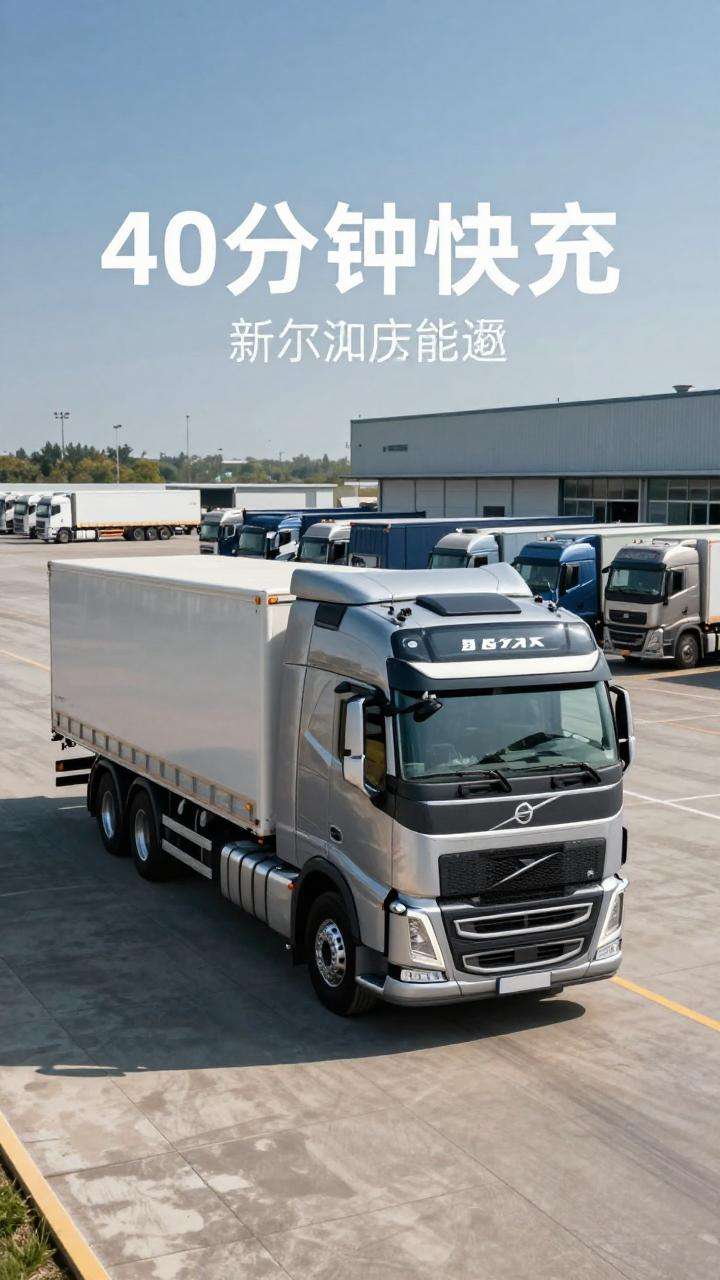 600km续航+40分钟快充！沃尔沃卡车明年推出长途电动重卡