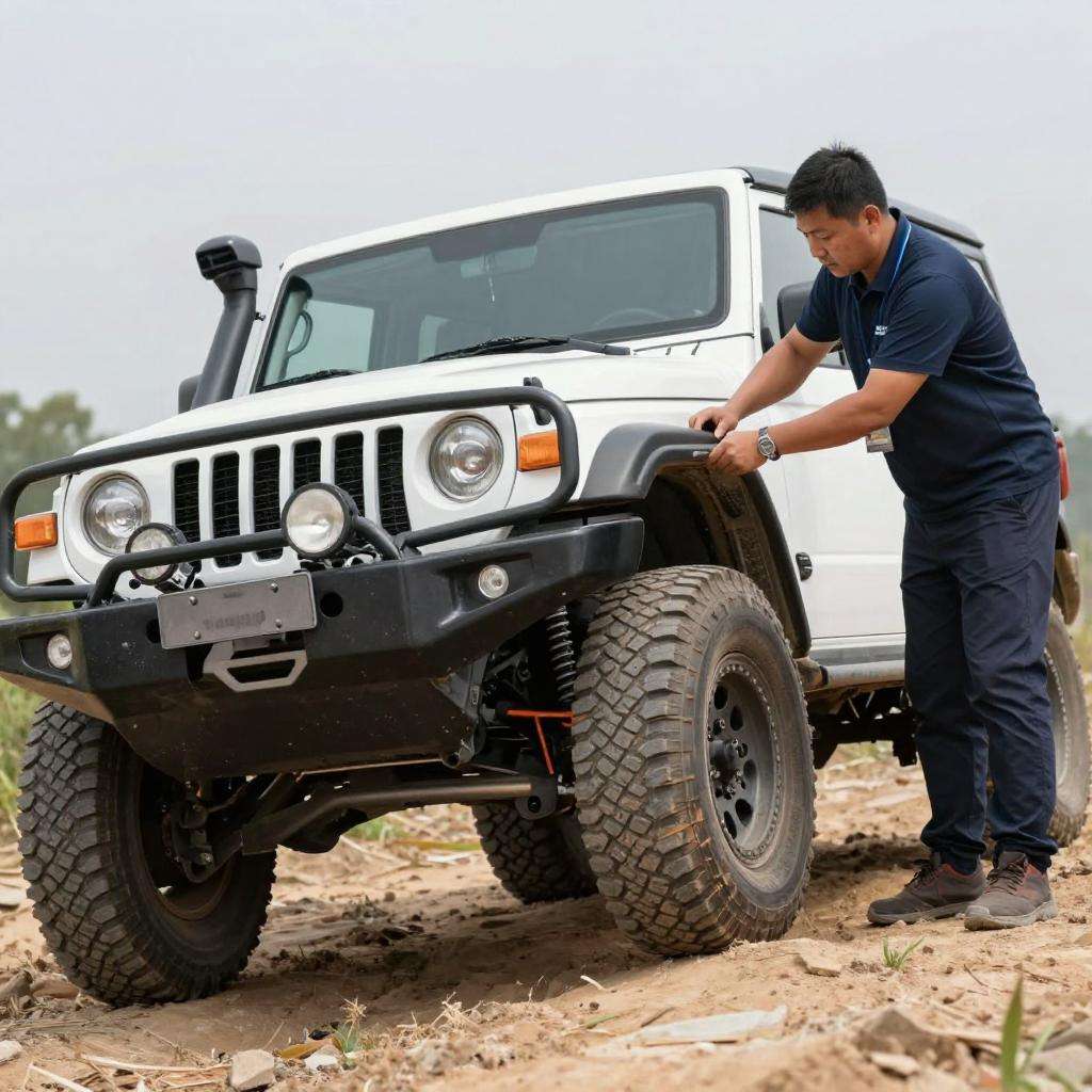 实地体验分时四驱硬派SUV的真正通过性(图1)