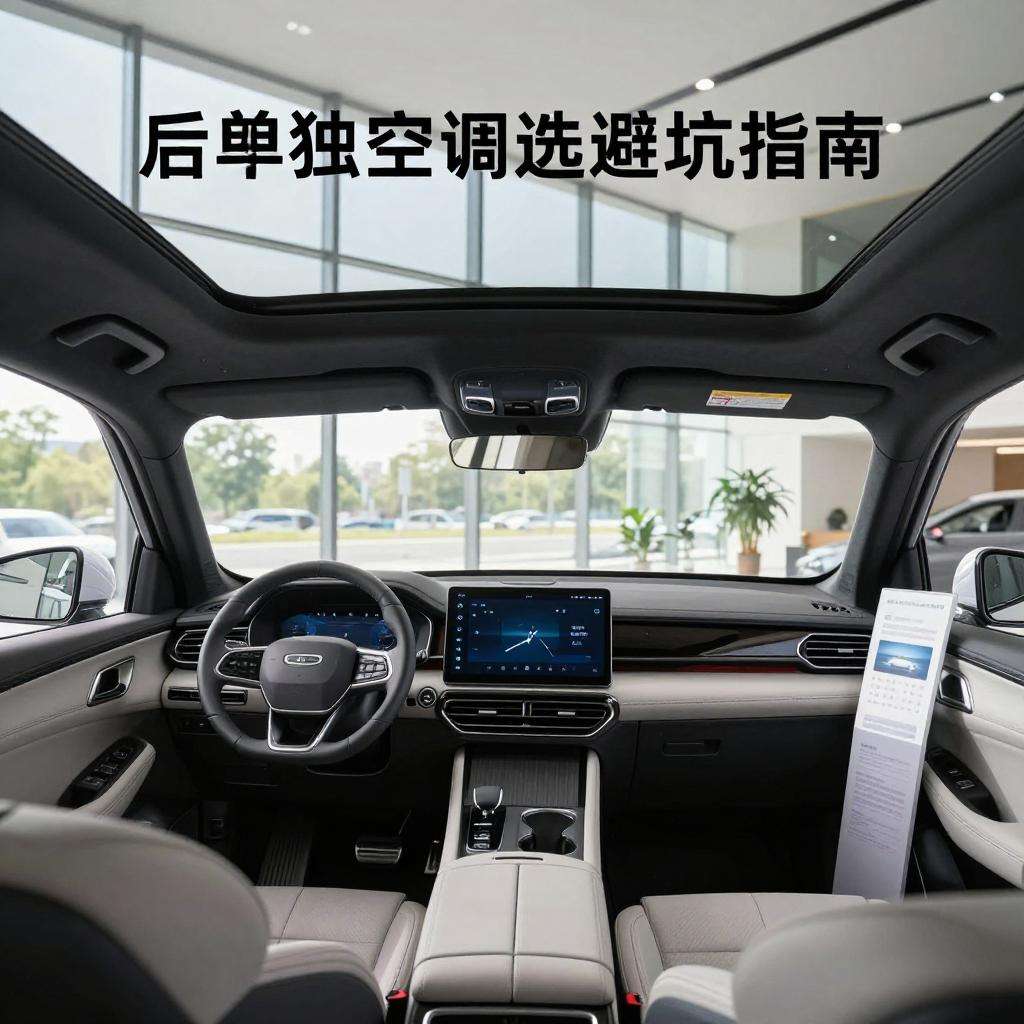掌握后排独立空调SUV选购避坑指南