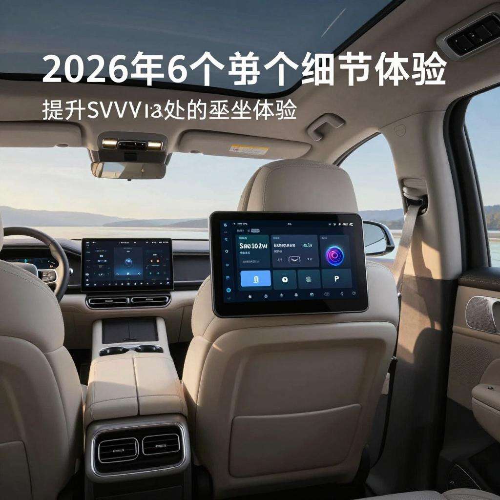 后排多媒体控制屏SUV怎么选？2026年把后排体验拉满的6个细节