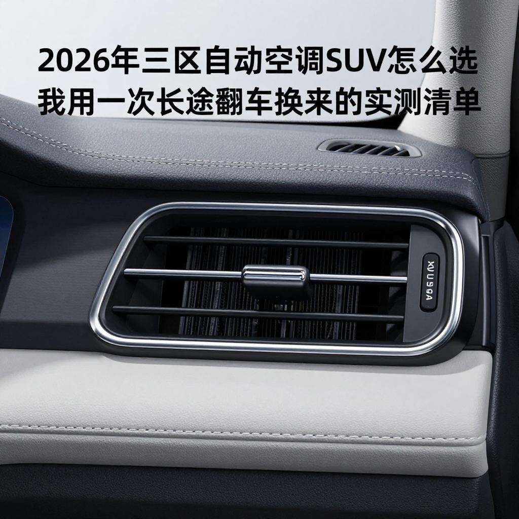 2026年三区自动空调SUV怎么选:我用一次长途翻车换来的实测清单 2026年三区自动空调SUV怎么选:我用一次长途翻车换来的实测清单(图2)