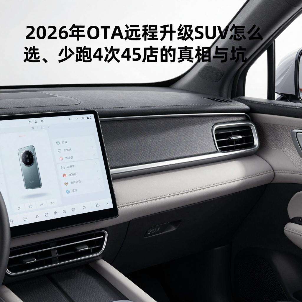 2026年OTA远程升级SUV怎么选:少跑4次4S店的真相与坑 2026年OTA远程升级SUV怎么选:少跑4次4S店的真相与坑(图2)