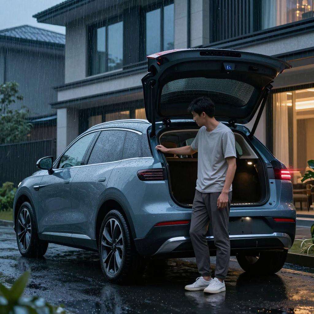 2026年脚踢式感应尾门SUV怎么选?我用一次雨夜搬家测出了真差距 2026年脚踢式感应尾门SUV怎么选?我用一次雨夜搬家测出了真差距(图3)