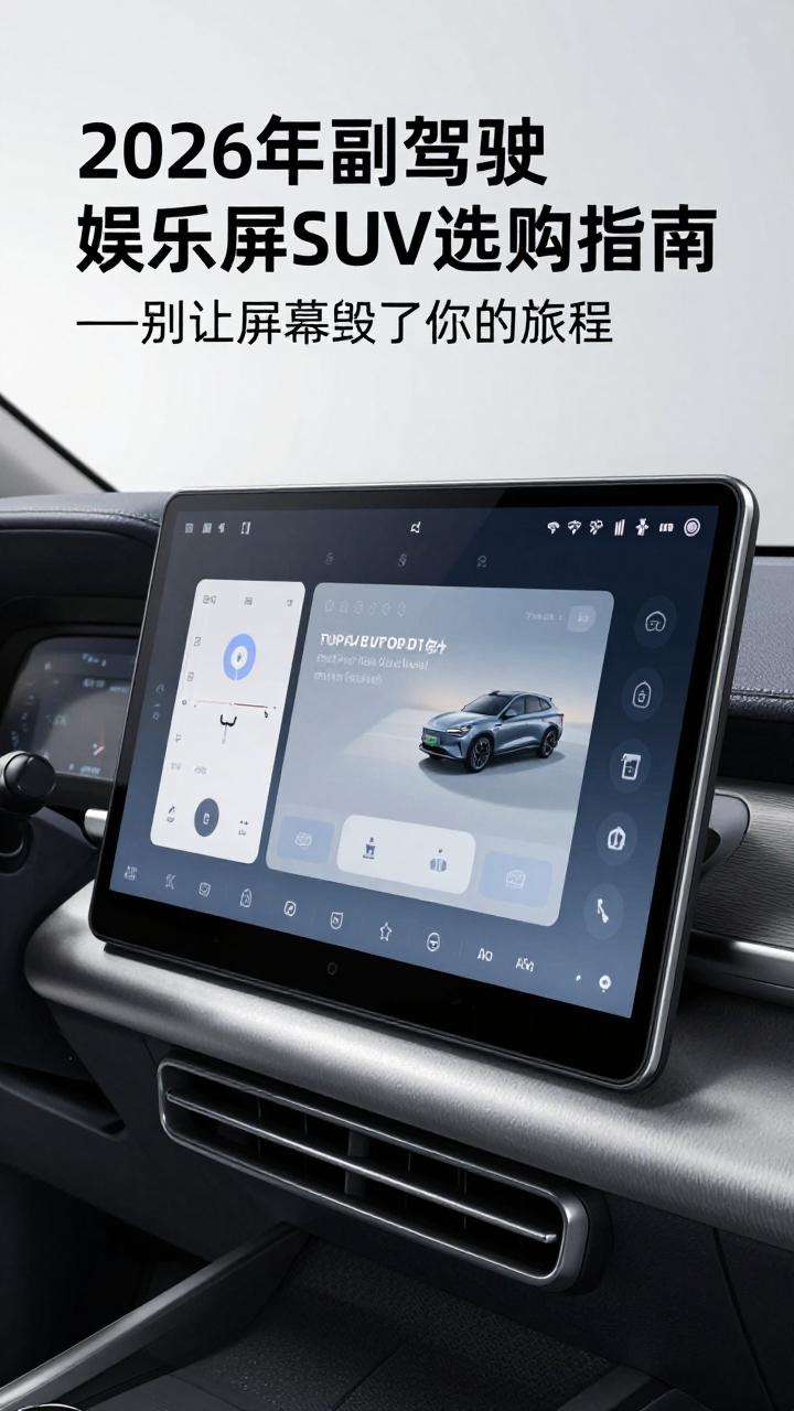2026年副驾驶娱乐屏SUV选购指南:别让屏幕毁了你的旅程 2026年副驾驶娱乐屏SUV选购指南:别让屏幕毁了你的旅程(图2)