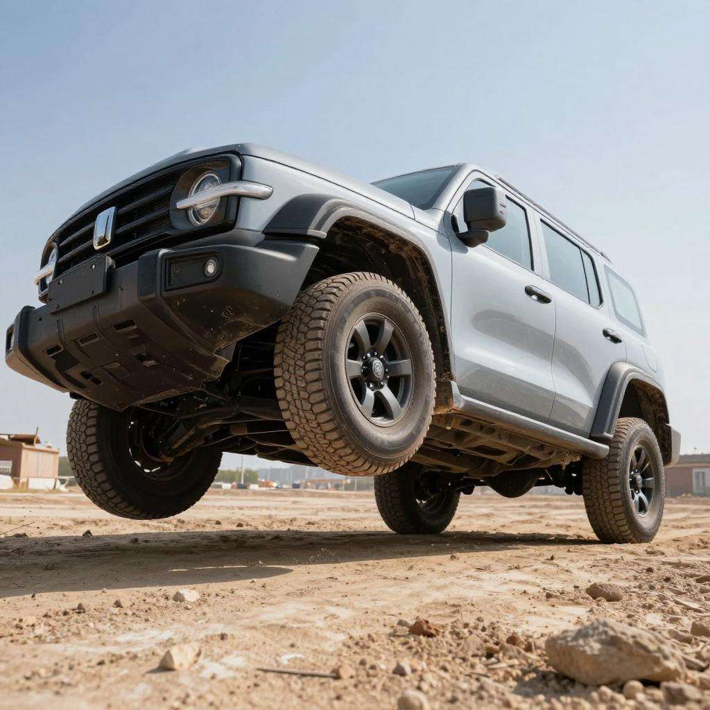 纵向通过角突破20度SUV,真实场景通过力解析 纵向通过角突破20度SUV,真实场景通过力解析(图3)