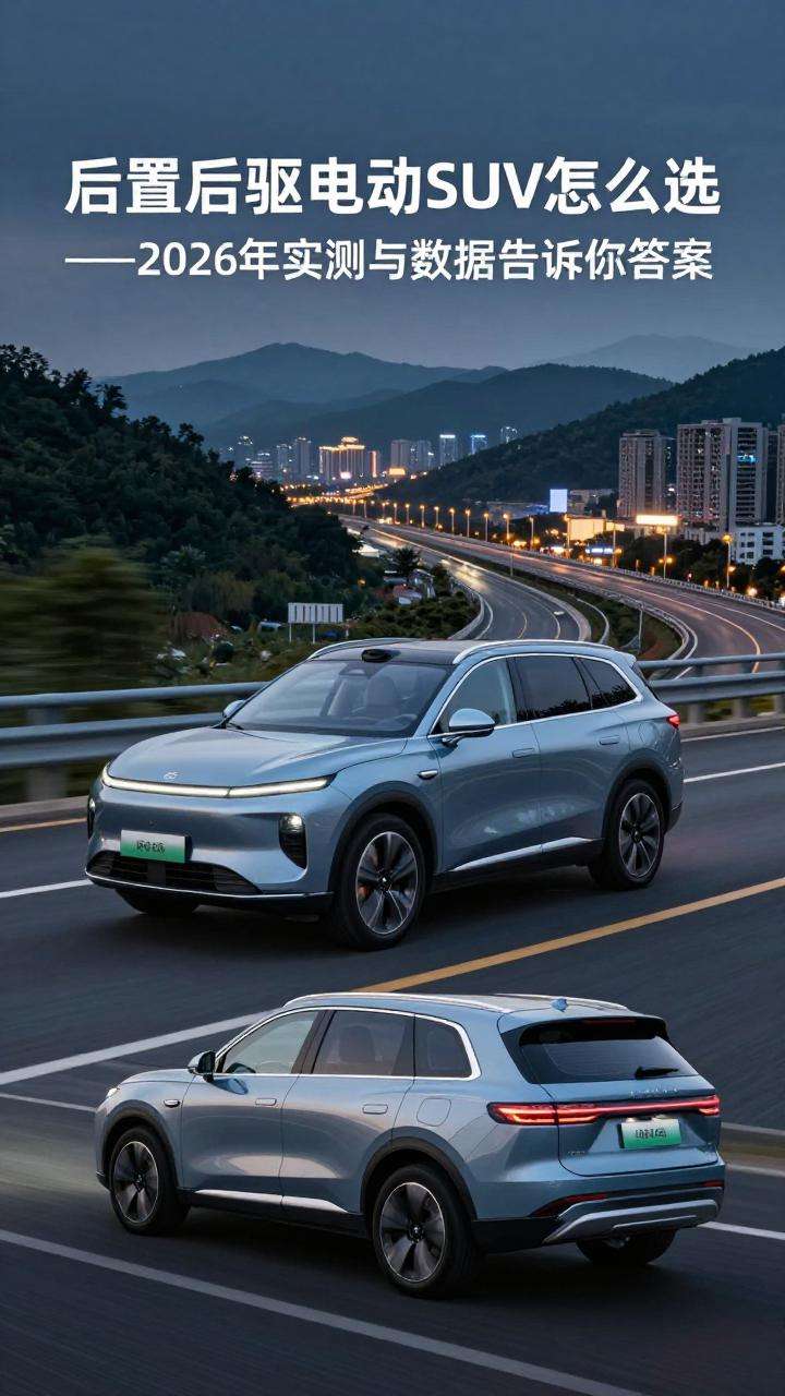 后置后驱电动SUV怎么选?2026年实测与数据告诉你答案 后置后驱电动SUV怎么选?2026年实测与数据告诉你答案(图3)