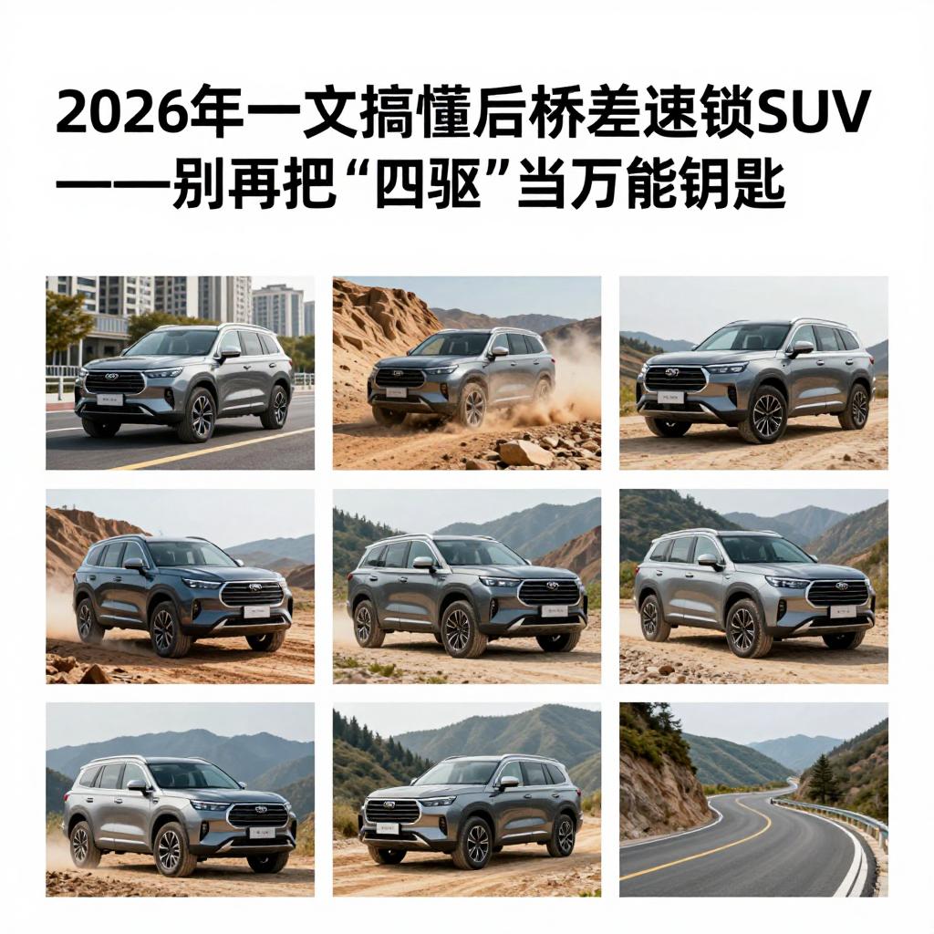 2026年一文搞懂后桥差速锁SUV:别再把“四驱”当万能钥匙 2026年一文搞懂后桥差速锁SUV:别再把“四驱”当万能钥匙(图3)