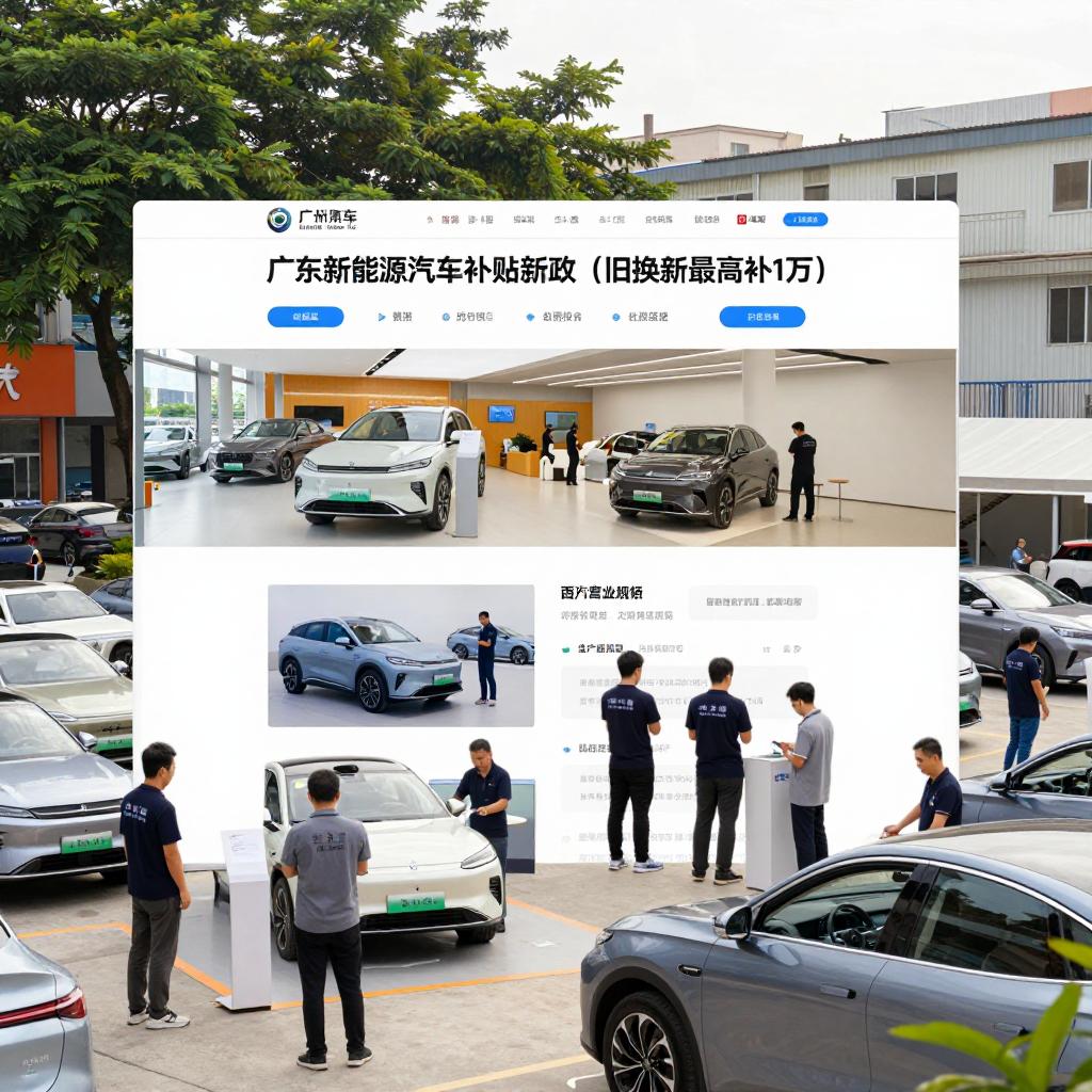 广东新能源汽车补贴新政：以旧换新最高补1万，多地增购车指标刺激市场回暖