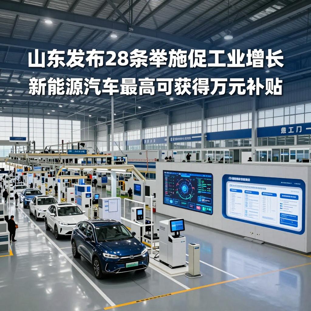 山东发布28条举措促工业增长 新能源汽车最高补贴6.48万元 山东发布28条举措促工业增长 新能源汽车最高补贴6.48万元(图3)