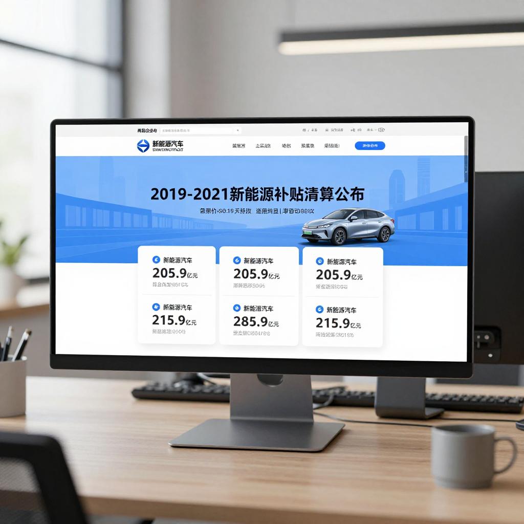 2019-2021年新能源汽车补贴清算结果公布 涉及205.9亿元资金