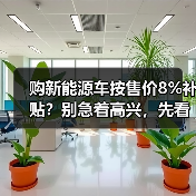 购新能源车按售价8%补贴?别急着高兴,先看看坑在哪(图3) 购新能源车按售价8%补贴?别急着高兴,先看看坑在哪(图3)