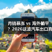 月销暴涨 vs 海外躺平?2026这波汽车出口真相有点刺痛(图2) 月销暴涨 vs 海外躺平?2026这波汽车出口真相有点刺痛(图2)