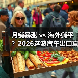 月销暴涨 vs 海外躺平?2026这波汽车出口真相有点刺痛(图3) 月销暴涨 vs 海外躺平?2026这波汽车出口真相有点刺痛(图3)