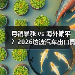 月销暴涨 vs 海外躺平?2026这波汽车出口真相有点刺痛(图4) 月销暴涨 vs 海外躺平?2026这波汽车出口真相有点刺痛(图4)