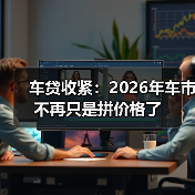 车贷收紧:2026年车市不再只是拼价格了(图3) 车贷收紧:2026年车市不再只是拼价格了(图3)