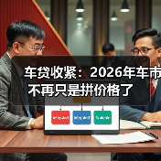 车贷收紧:2026年车市不再只是拼价格了(图2) 车贷收紧:2026年车市不再只是拼价格了(图2)