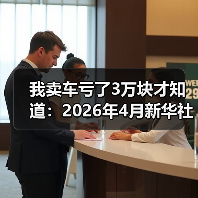 我卖车亏了3万块才知道:2026年4月新华社报道汽车以旧换新成绩斐然(图1) 我卖车亏了3万块才知道:2026年4月新华社报道汽车以旧换新成绩斐然(图1)
