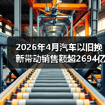 2026年4月汽车以旧换新带动销售额超2694亿元,你参与了吗?(图4) 2026年4月汽车以旧换新带动销售额超2694亿元,你参与了吗?(图4)