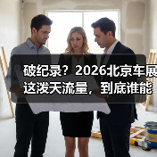 破纪录?2026北京车展这泼天流量,到底谁能接住?(图2) 破纪录?2026北京车展这泼天流量,到底谁能接住?(图2)