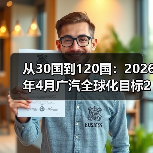 从30国到120国:2026年4月广汽全球化目标2030年120国2000网点(图2) 从30国到120国:2026年4月广汽全球化目标2030年120国2000网点(图2)