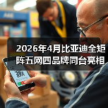 2026年4月比亚迪全矩阵五网四品牌同台亮相,我为什么觉得这次不一样?(图1) 2026年4月比亚迪全矩阵五网四品牌同台亮相,我为什么觉得这次不一样?(图1)