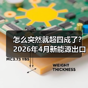 怎么突然就超四成了?2026年4月新能源出口占汽车出口总量超四成背后(图1) 怎么突然就超四成了?2026年4月新能源出口占汽车出口总量超四成背后(图1)