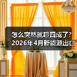 怎么突然就超四成了?2026年4月新能源出口占汽车出口总量超四成背后(图3) 怎么突然就超四成了?2026年4月新能源出口占汽车出口总量超四成背后(图3)