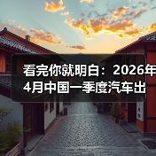 看完你就明白:2026年4月中国一季度汽车出口超越日本成第一,意味着什么(图2) 看完你就明白:2026年4月中国一季度汽车出口超越日本成第一,意味着什么(图2)