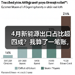 4月新能源出口占比超四成?我算了一笔账,才发现自己多蠢(图3) 4月新能源出口占比超四成?我算了一笔账,才发现自己多蠢(图3)