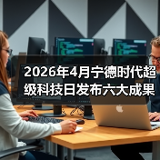 2026年4月宁德时代超级科技日发布六大成果,这波操作到底牛在哪?(图3) 2026年4月宁德时代超级科技日发布六大成果,这波操作到底牛在哪?(图3)