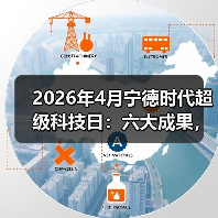 2026年4月宁德时代超级科技日:六大成果,扯淡还是真本事?(图2) 2026年4月宁德时代超级科技日:六大成果,扯淡还是真本事?(图2)