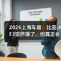 2026上海车展:比亚迪E3馆挤爆了,但真正会看的人一个都没去(图4) 2026上海车展:比亚迪E3馆挤爆了,但真正会看的人一个都没去(图4)