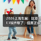 2026上海车展:比亚迪E3馆挤爆了,但真正会看的人一个都没去(图1) 2026上海车展:比亚迪E3馆挤爆了,但真正会看的人一个都没去(图1)