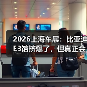 2026上海车展:比亚迪E3馆挤爆了,但真正会看的人一个都没去(图2) 2026上海车展:比亚迪E3馆挤爆了,但真正会看的人一个都没去(图2)