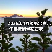 2026年4月极狐出海元年目标销量破万辆(图3) 2026年4月极狐出海元年目标销量破万辆(图3)