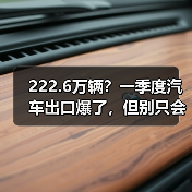 222.6万辆?一季度汽车出口爆了,但别只会傻乐!(图3) 222.6万辆?一季度汽车出口爆了,但别只会傻乐!(图3)
