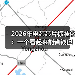2026年电芯芯片标准化:一个看起来能省钱但可能没那么简单的事(图4) 2026年电芯芯片标准化:一个看起来能省钱但可能没那么简单的事(图4)