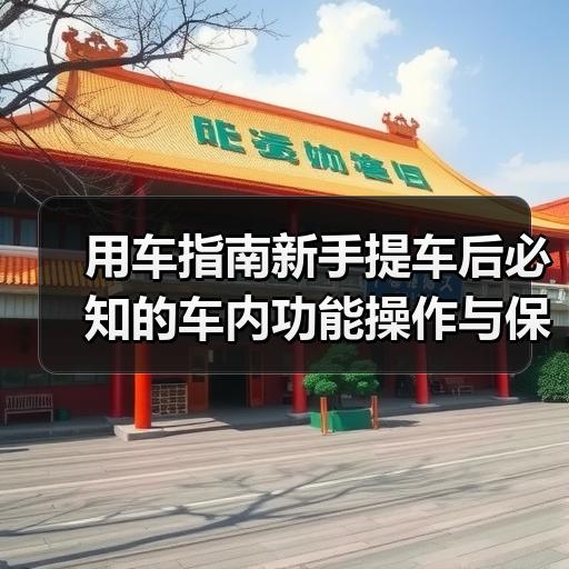 用车指南新手提车后必知的车内功能操作与保养周期
